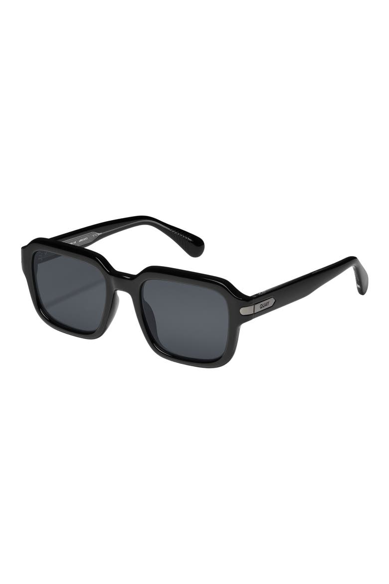 Playback 53mm Square Sunglasses, Alternate, color, BLACK/ SMOKE