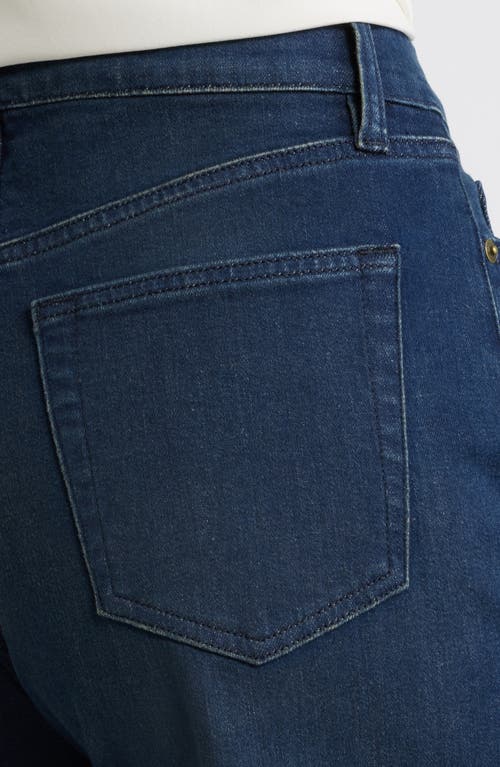Frame Le Slim Palazzo Raw Hem High Waist Wide Leg Jeans In Blue