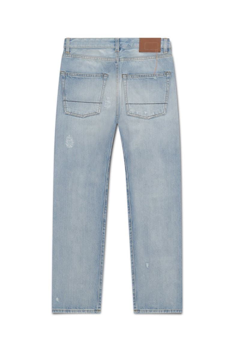 Japan Denim Five Pocket Slim Fit Pants, Alternate, color, Bleach Wash