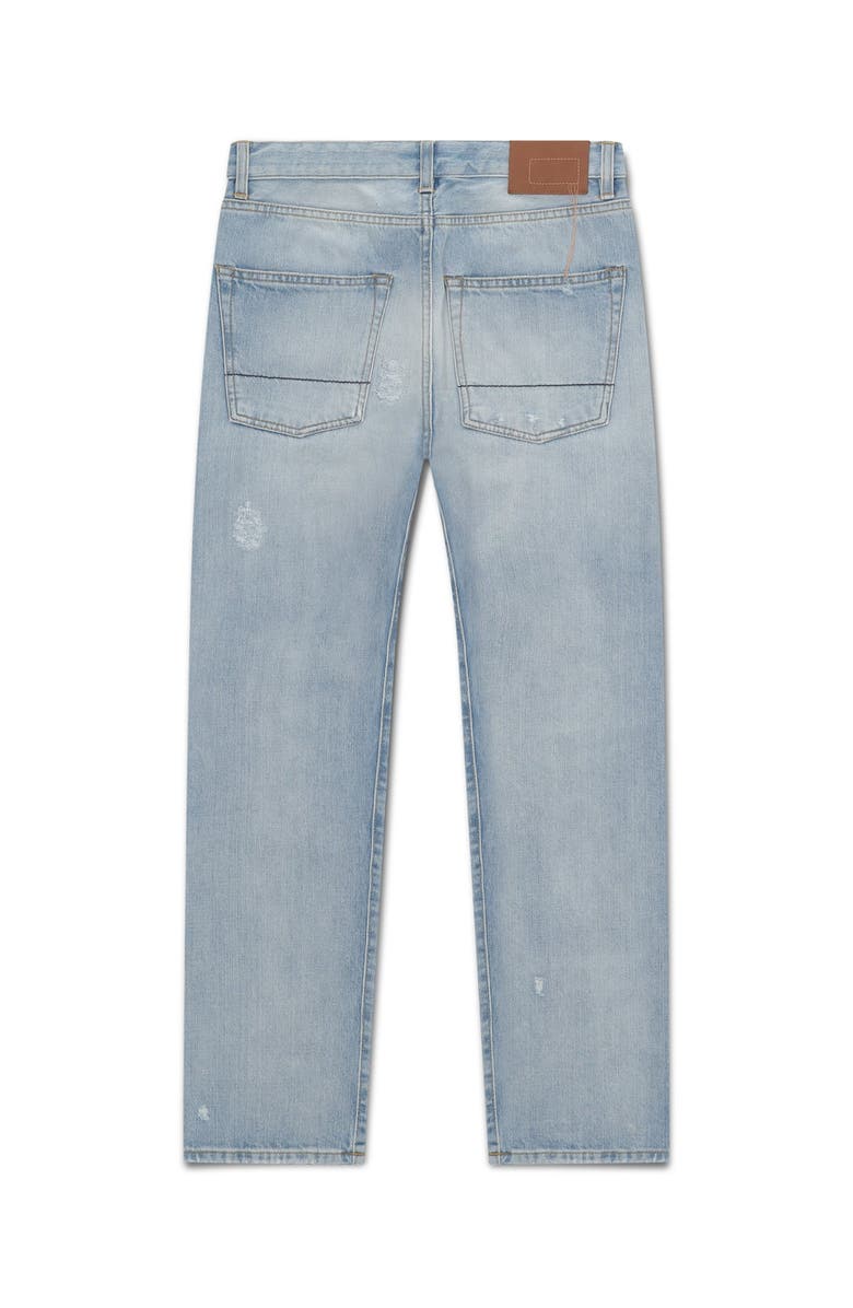 Fortela Japan Denim Five Pocket Slim Fit Pants, Alternate, color, Bleach Wash