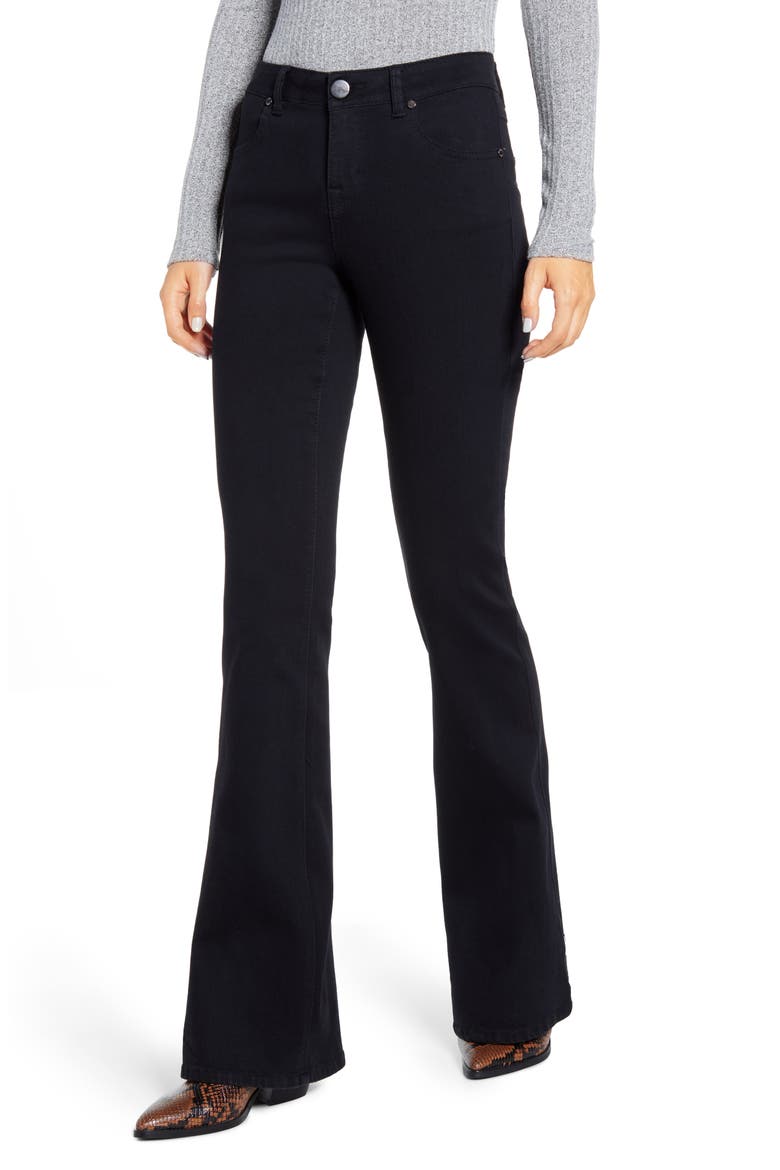 Flare Jeans, Main, color, BLACK