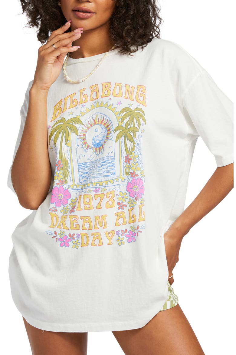 Dream All Day Graphic Tee, Alternate, color, SALT CRYSTAL