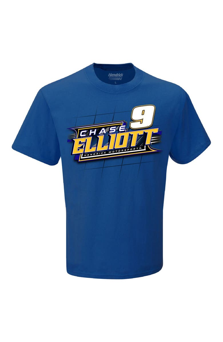 HENDRICK MOTORSPORTS TEAM COLLECTION Men's Hendrick Motorsports Team Collection Royal Chase Elliott 2024 NASCAR Cup Series Schedule T-Shirt, Alternate, color,