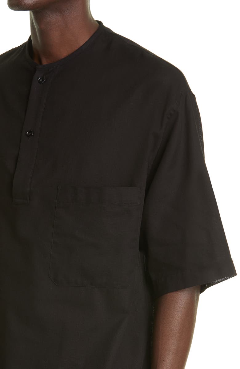 Lemaire Cotton Henley Shirt, Alternate, color,
