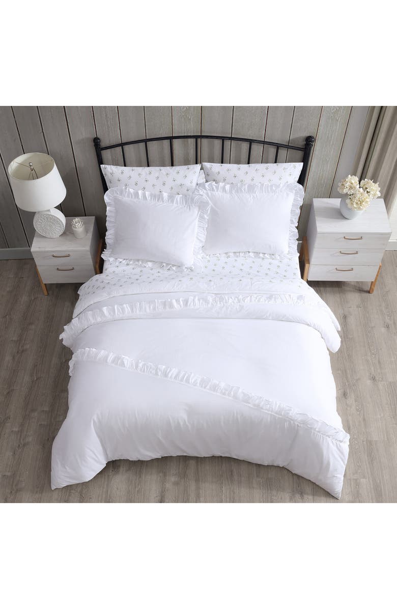 STONE COTTAGE Larissa Cotton Comforter & Sham Set, Alternate, color, White