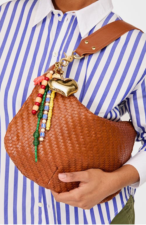 Clare V . Le Long Beaded Tassel Key Fob In Multi