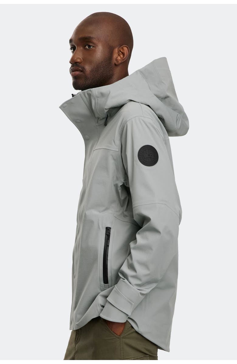 Canada Goose Rupert Rain Jacket Black Label, Alternate, color, Stratus Grey