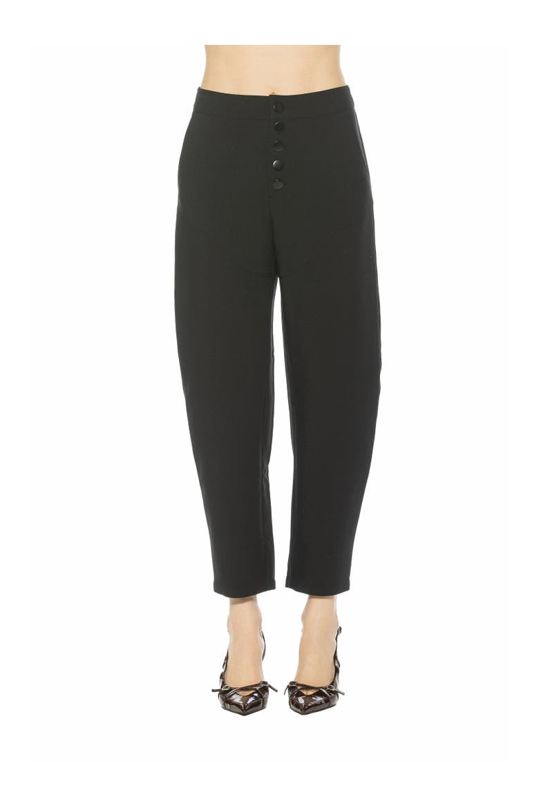 Hollis Barrel Pants, Main, color, Black