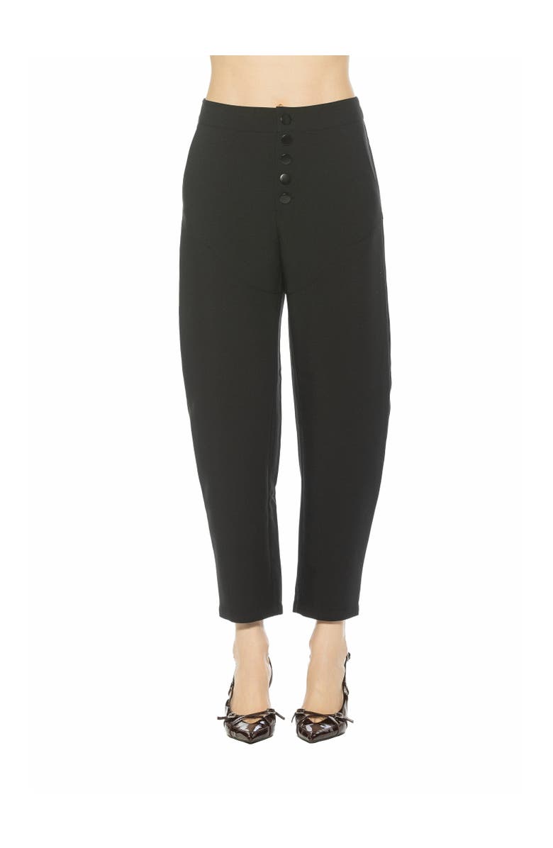 Alexia Admor Hollis Barrel Pants, Main, color, Black