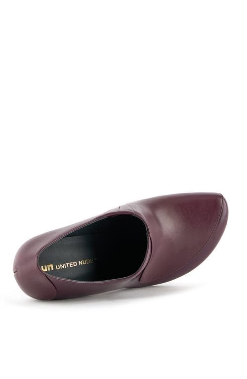 United Nude Eamz Dana Pumps In Burgundy