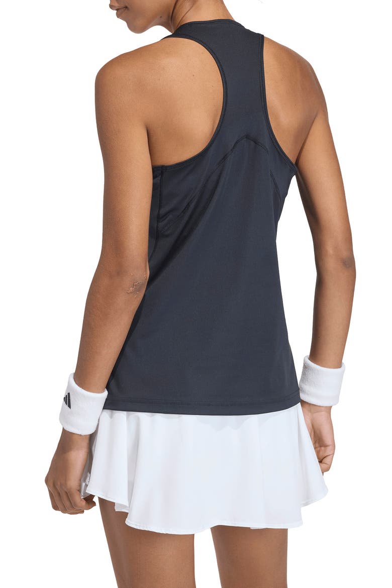 Club High Neck Racerback Tank, Alternate, color, BLACK