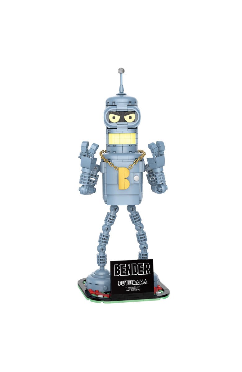 Brickcraft Futurama Bender Building Set, Alternate, color, Yellow