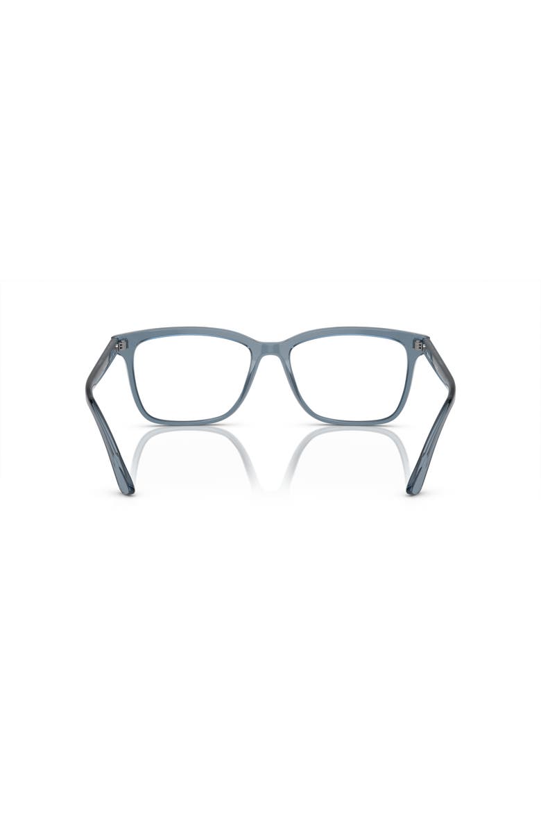 Prada 56mm Rectangle optical glasses, Alternate, color, Grey