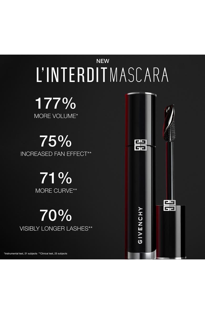 Givenchy L'Interdit Volumizing & Lengthening Mascara, Alternate, color, Black