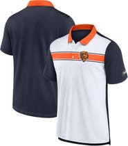 Nike Men's Nike  White/Navy Chicago Bears Rewind Pique Polo