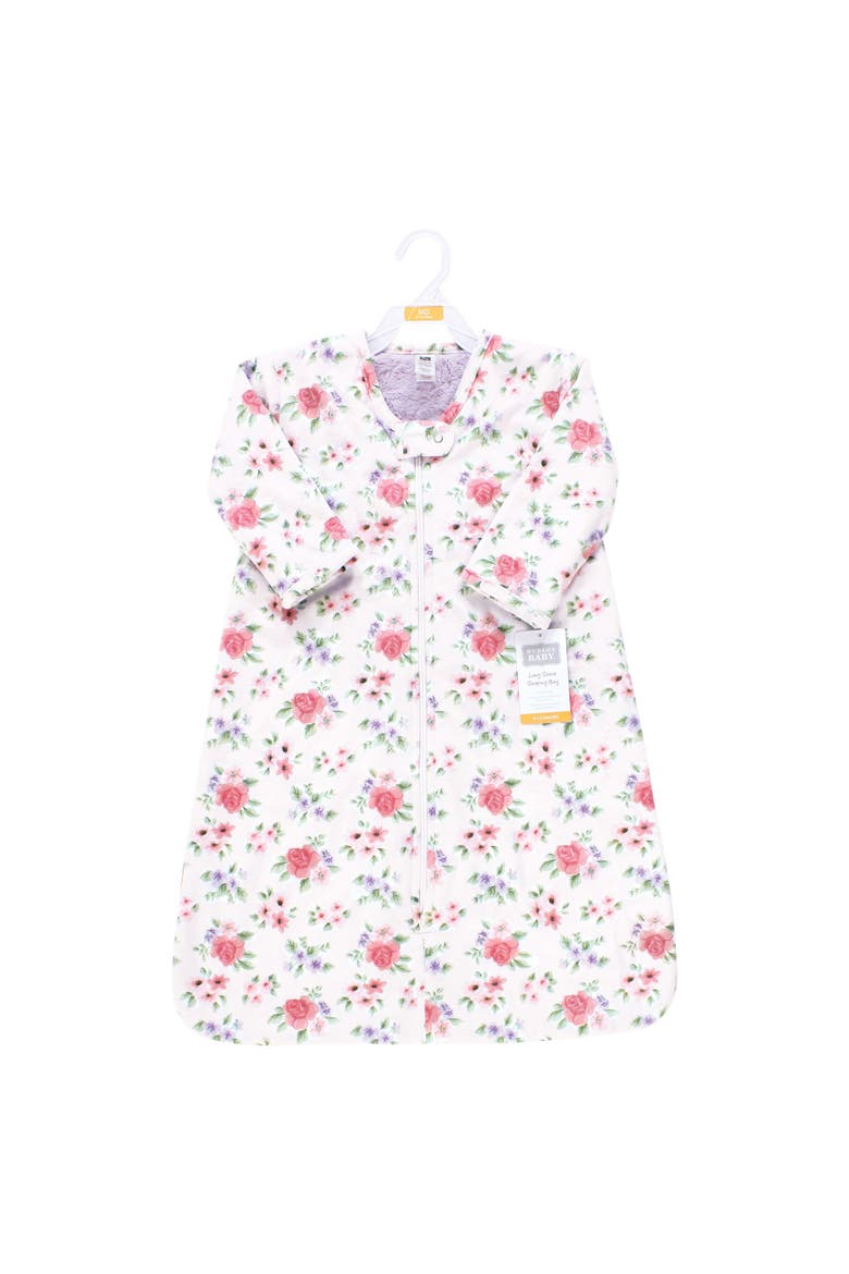 Cozy Long-Sleeve Faux Fur Sleep Sack, Alternate, color, Vintage Floral