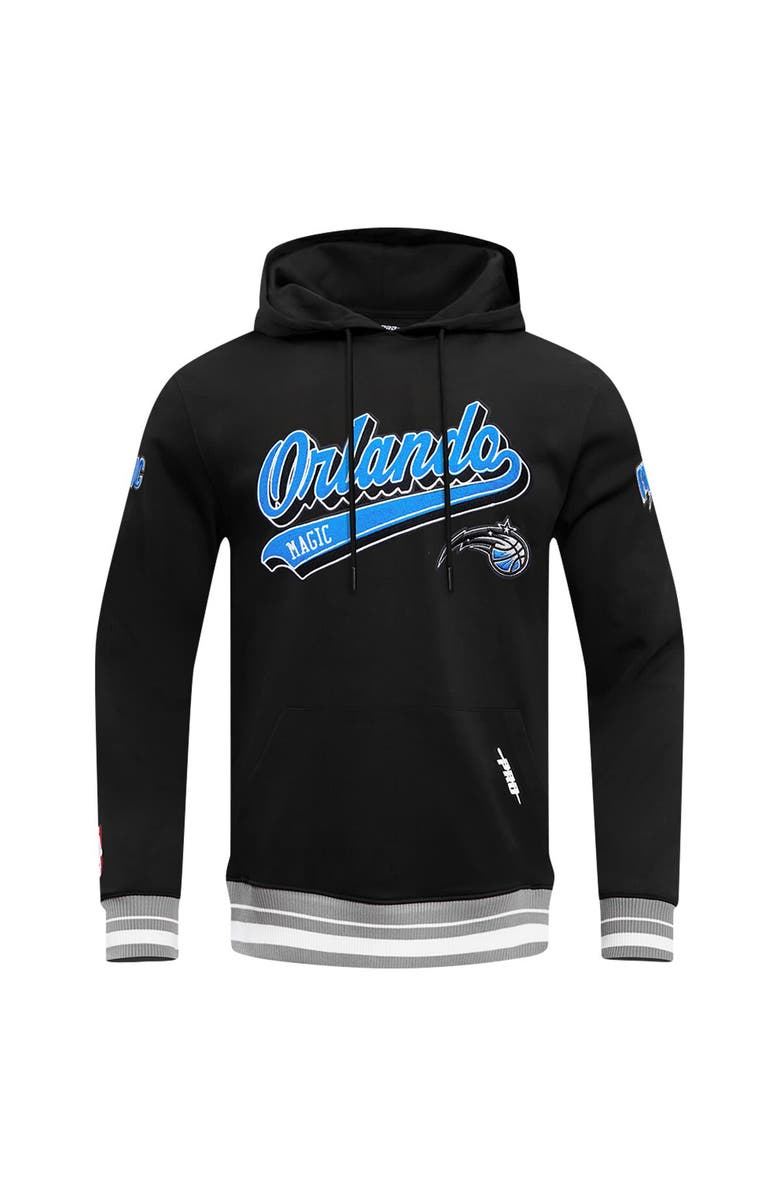 PRO STANDARD Men's Pro Standard Black Orlando Magic Script Tail Pullover Hoodie, Alternate, color, Black