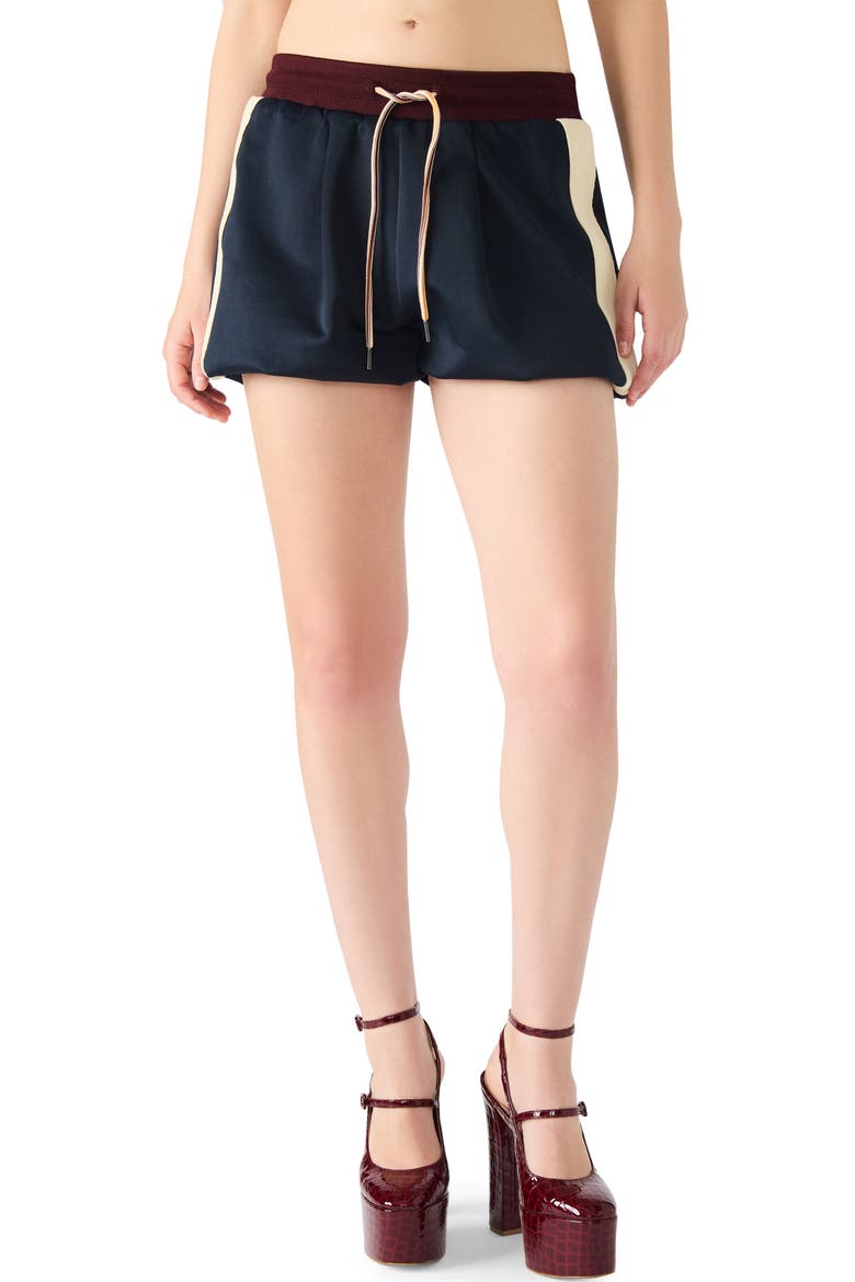 Daisy Drawstring Shorts, Main, color, MIDNIGHT