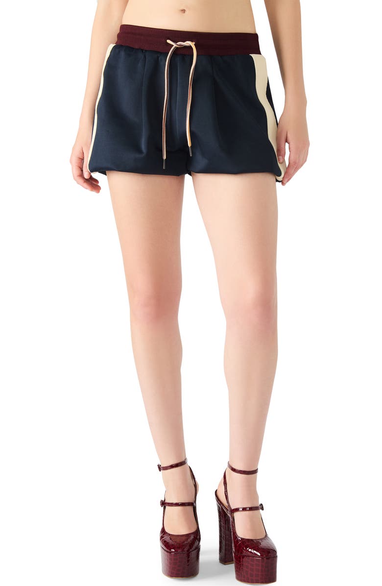 Steve Madden Daisy Drawstring Shorts, Main, color, Midnight