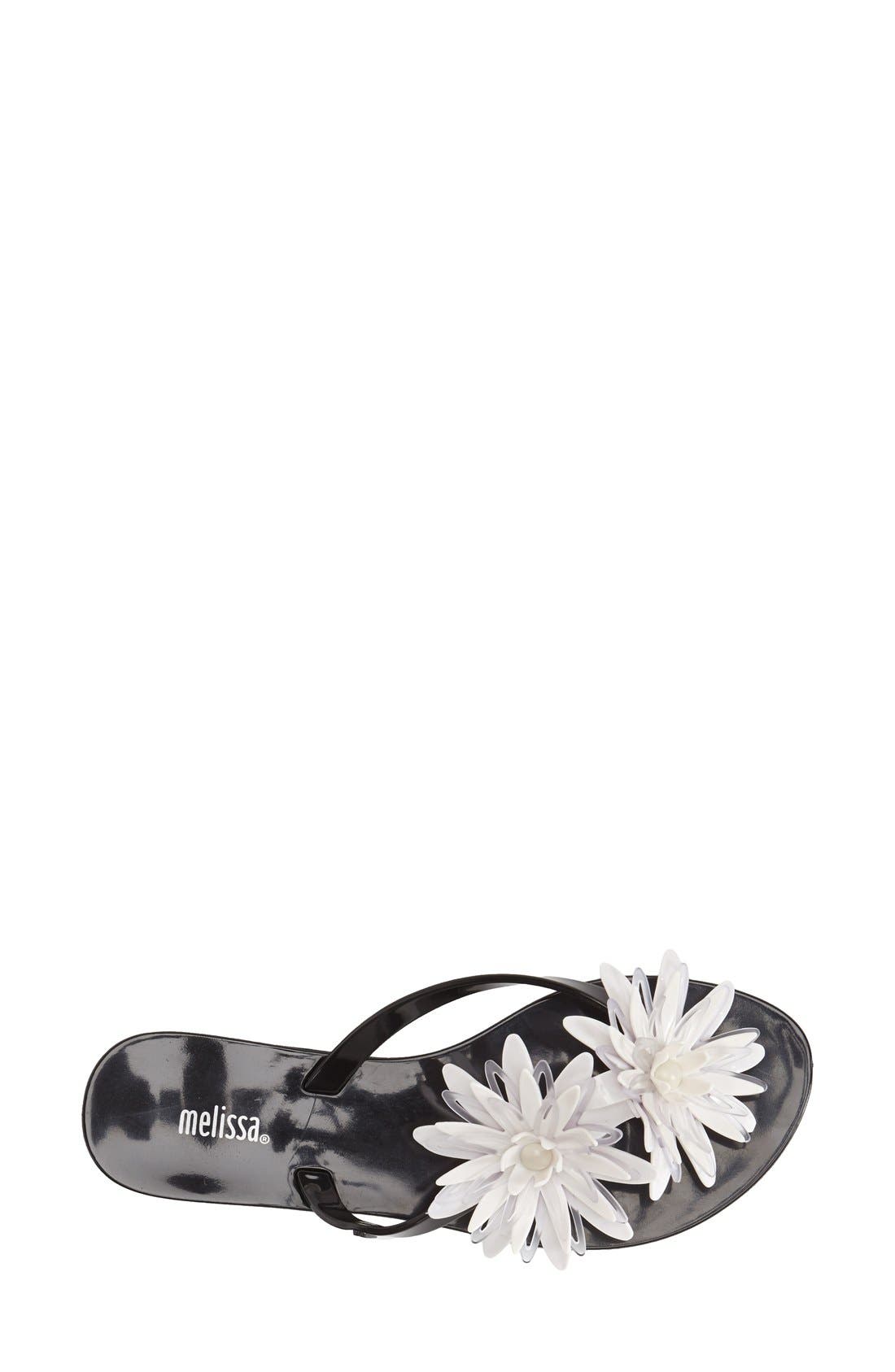 Melissa 'Harmonic Garden' Flip Flop, Alternate, color, 