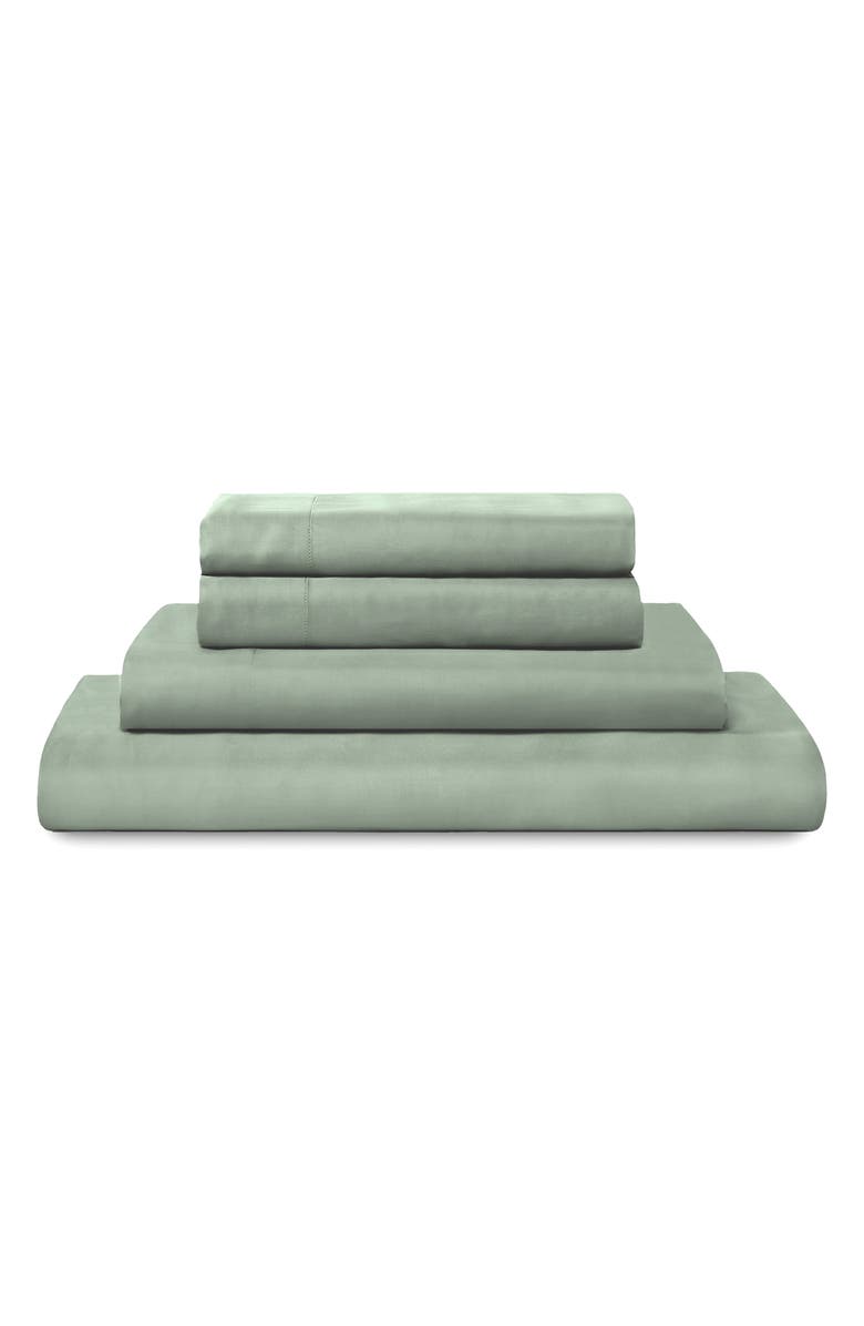 Sijo AiryWeight 300 Thread Count Tencel<sup>®</sup> Lyocell Sheet Set, Main, color, Sage