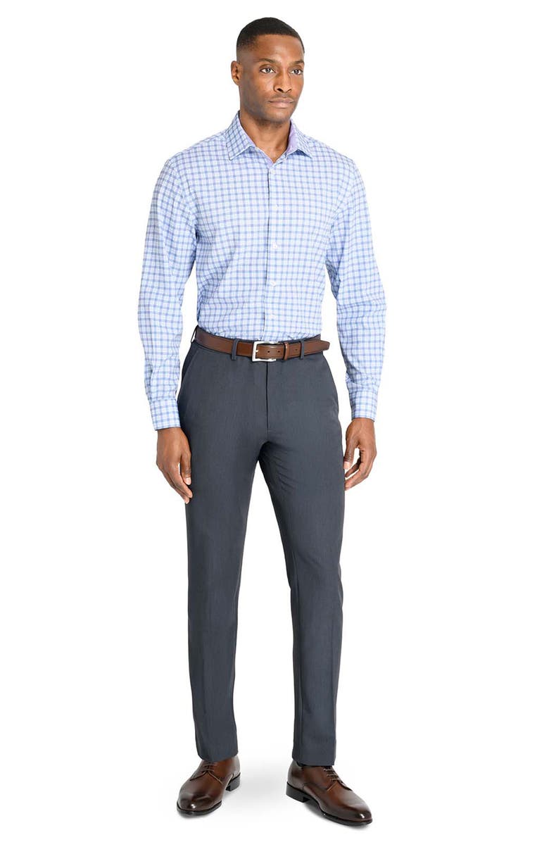 W.R.K Slim Fit Plaid Performance Dress Shirt, Alternate, color, 