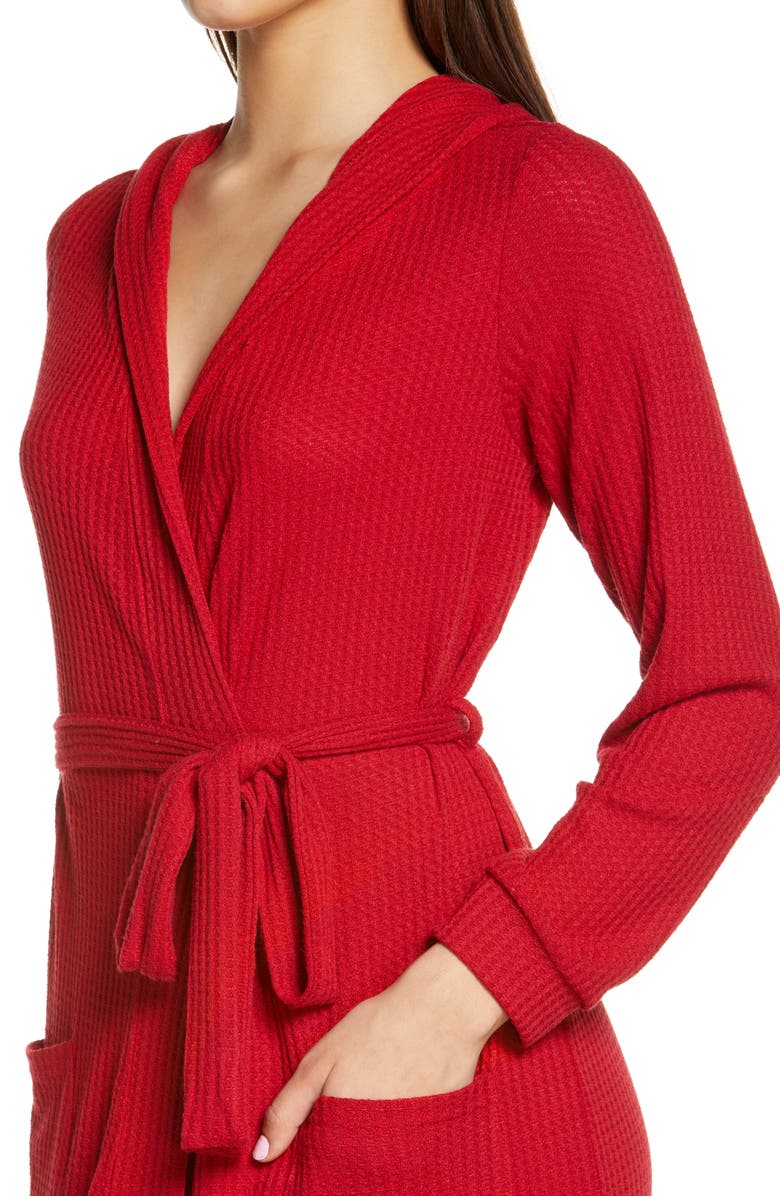 Honeydew Lounge Pro Hooded Robe, Alternate, color, Teaberry