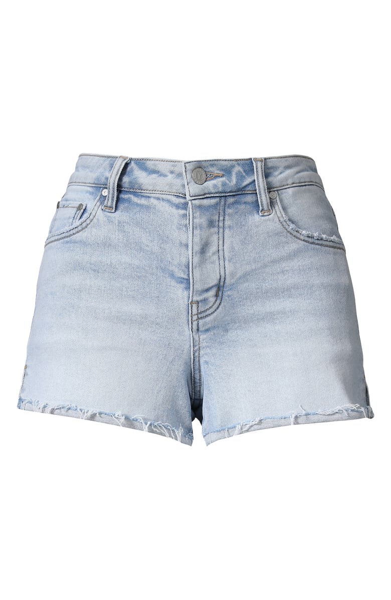 Bayeas Cutoff Denim Shorts, Alternate, color, Light Blue
