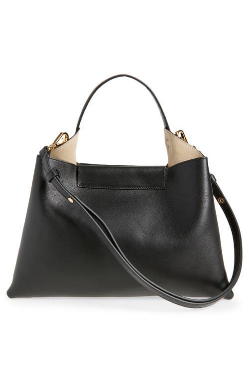 Ree Projects Medium Elieze Leather Shoulder Bag In Black