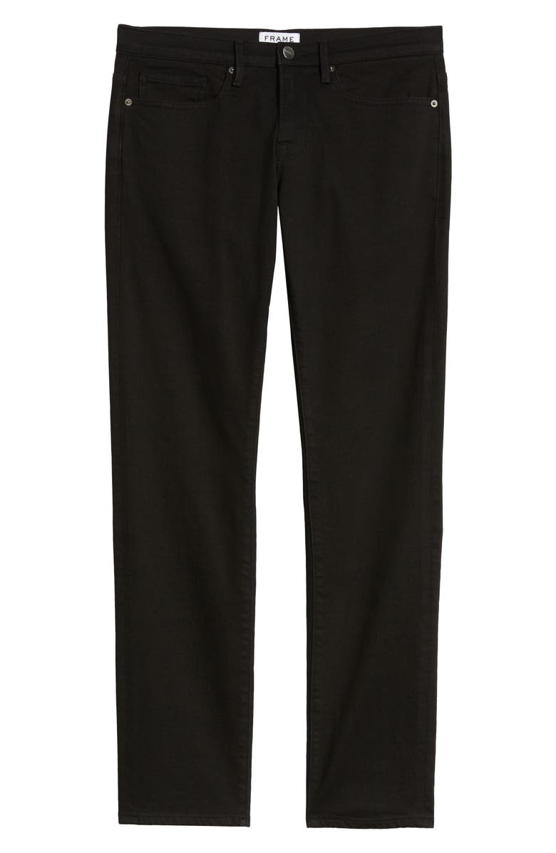 FRAME L'Homme Slim Fit Jeans, Alternate, color, Noir