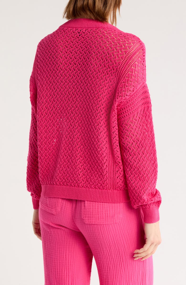 Splendid Bailey Cotton Cardigan, Alternate, color, Fiore