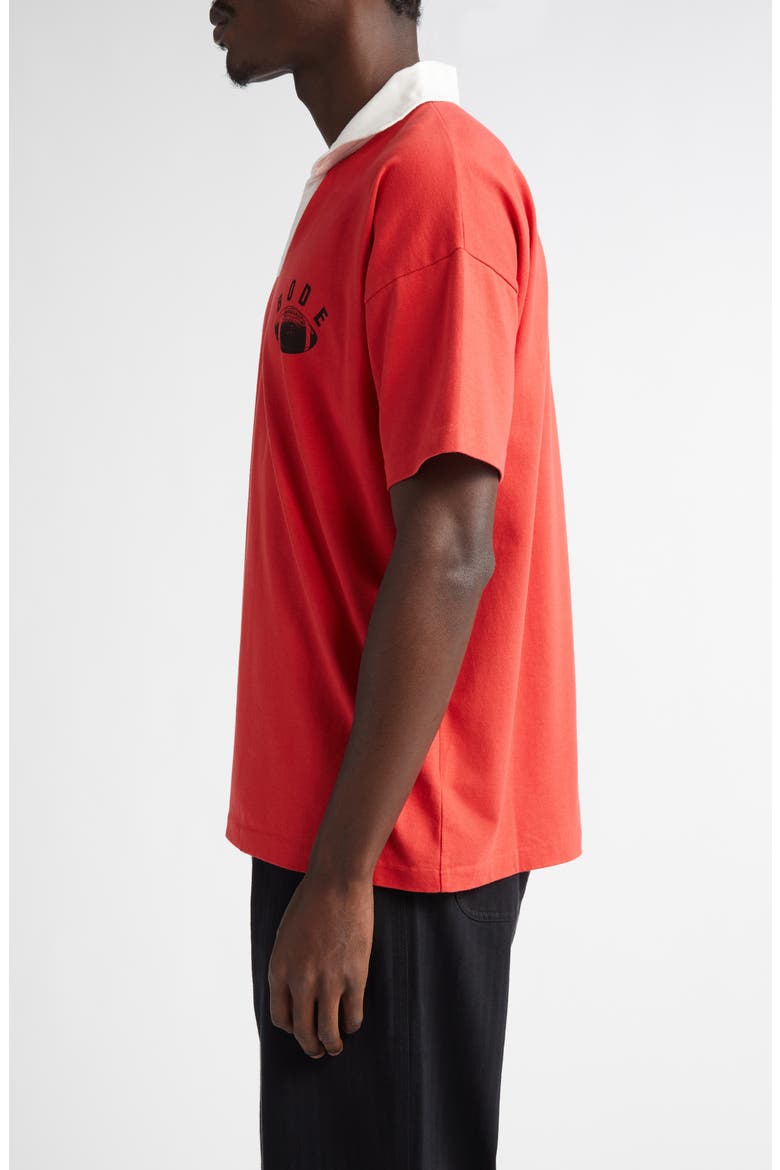 Worchester Logo Graphic Polo, Alternate, color, RED