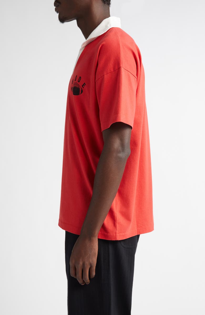 Bode Worchester Logo Graphic Polo, Alternate, color, 