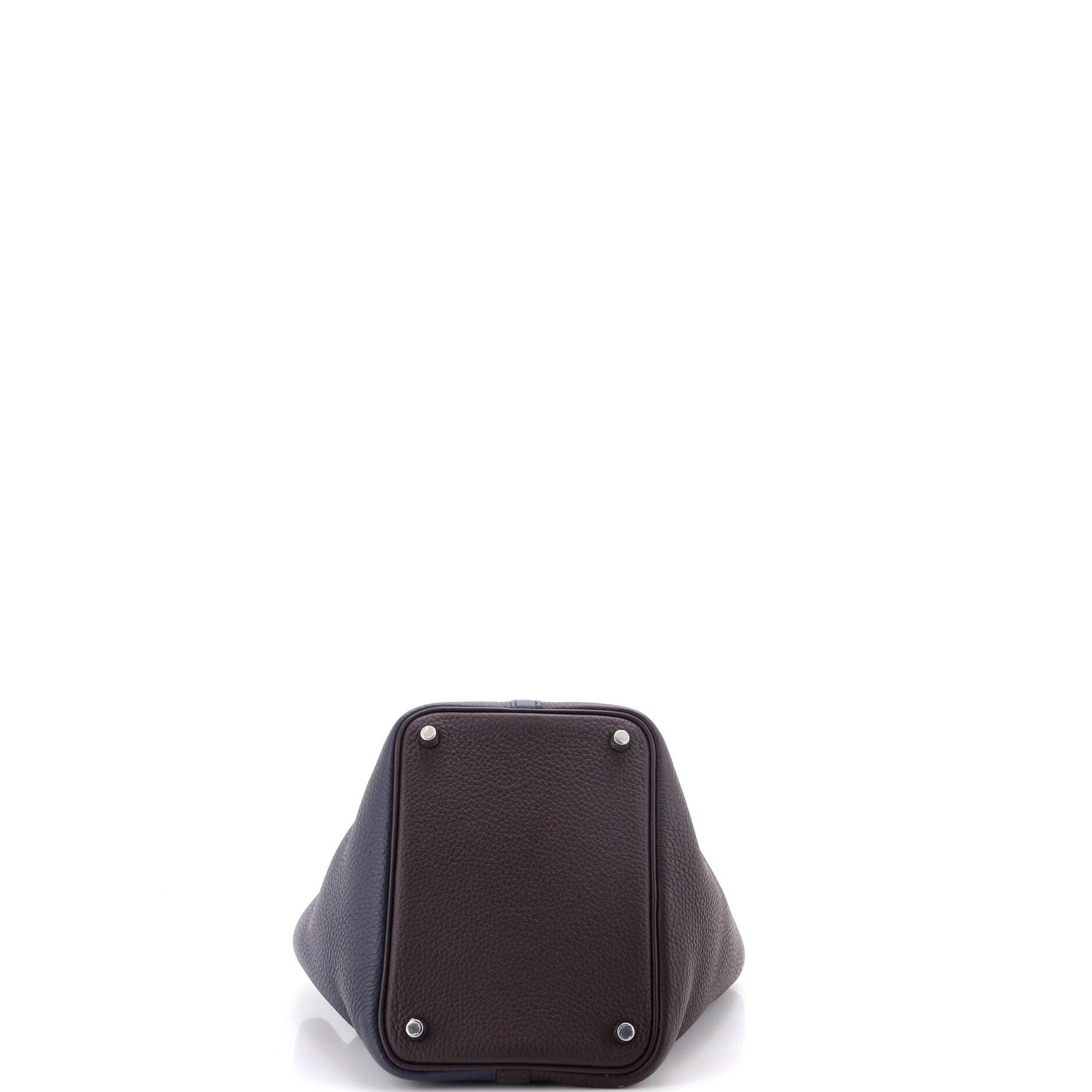 Picotin Lock Bag Tricolor Clemence PM, Alternate, color, Blue