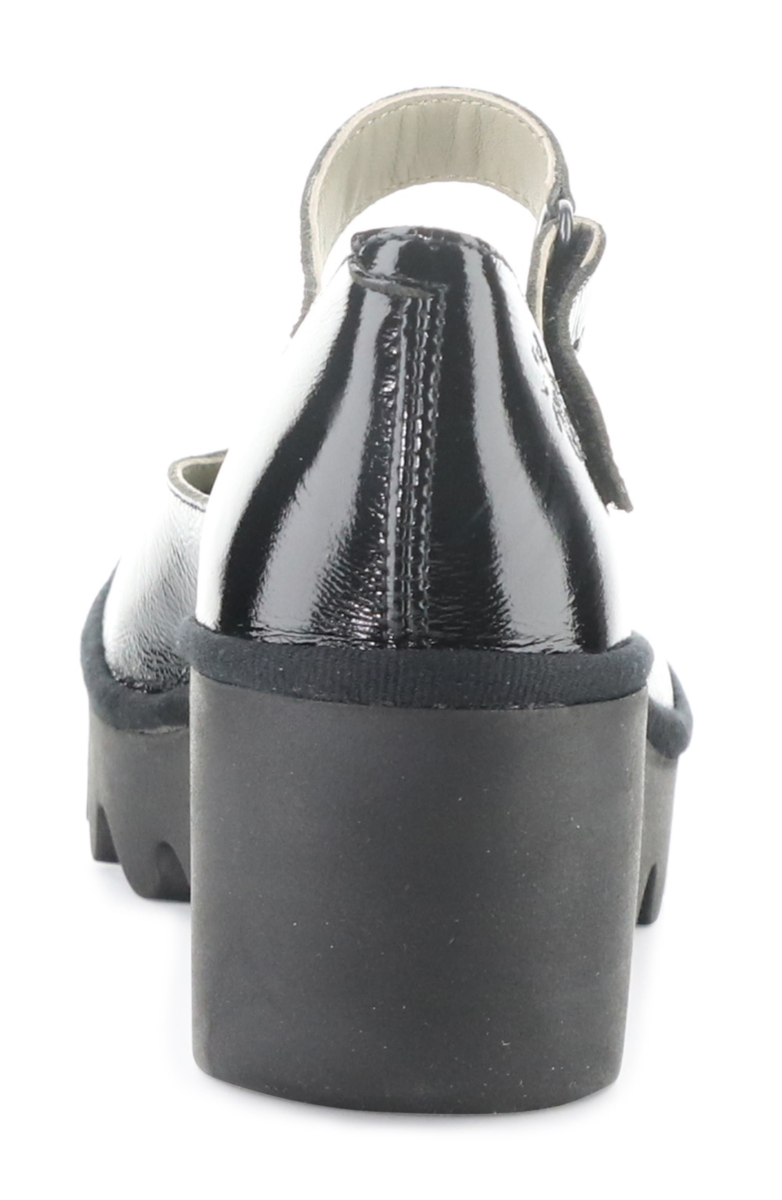 Fly London Bawo Platform Wedge Pump, Alternate, color, 010 Black Nappalak