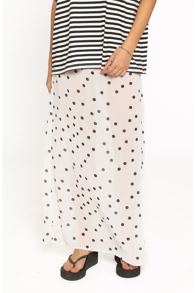 Tammi 2-Piece Skirt Set, Main, color, WHITE BLACK