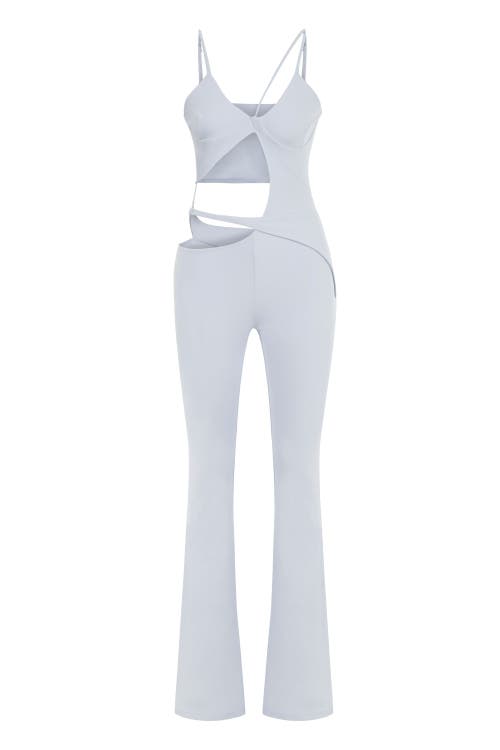 Jendue Cielo Cut Out Jumpsuit In Blue