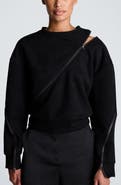 Kenneth Cole Collection Diagonal Zip Sweatshirt