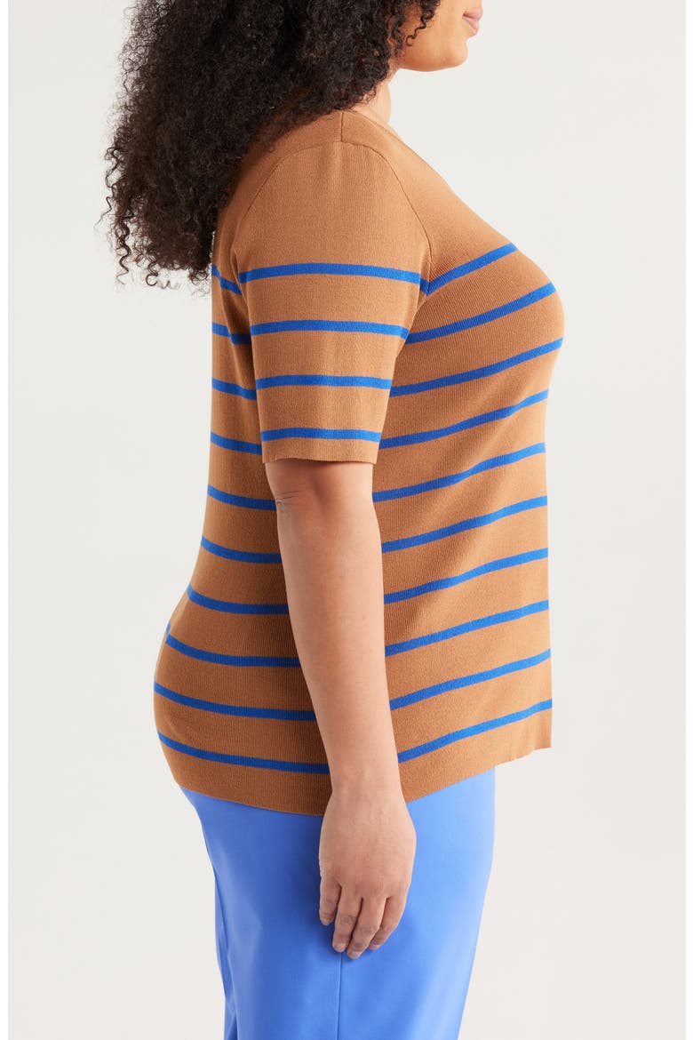 Stripe Sweater, Alternate, color, CAMEL NEW ROYAL