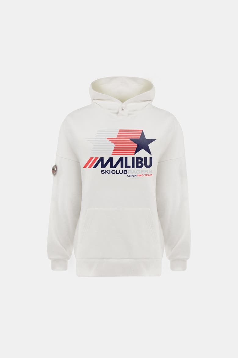 Malibu Racer Hoodie, Alternate, color, White