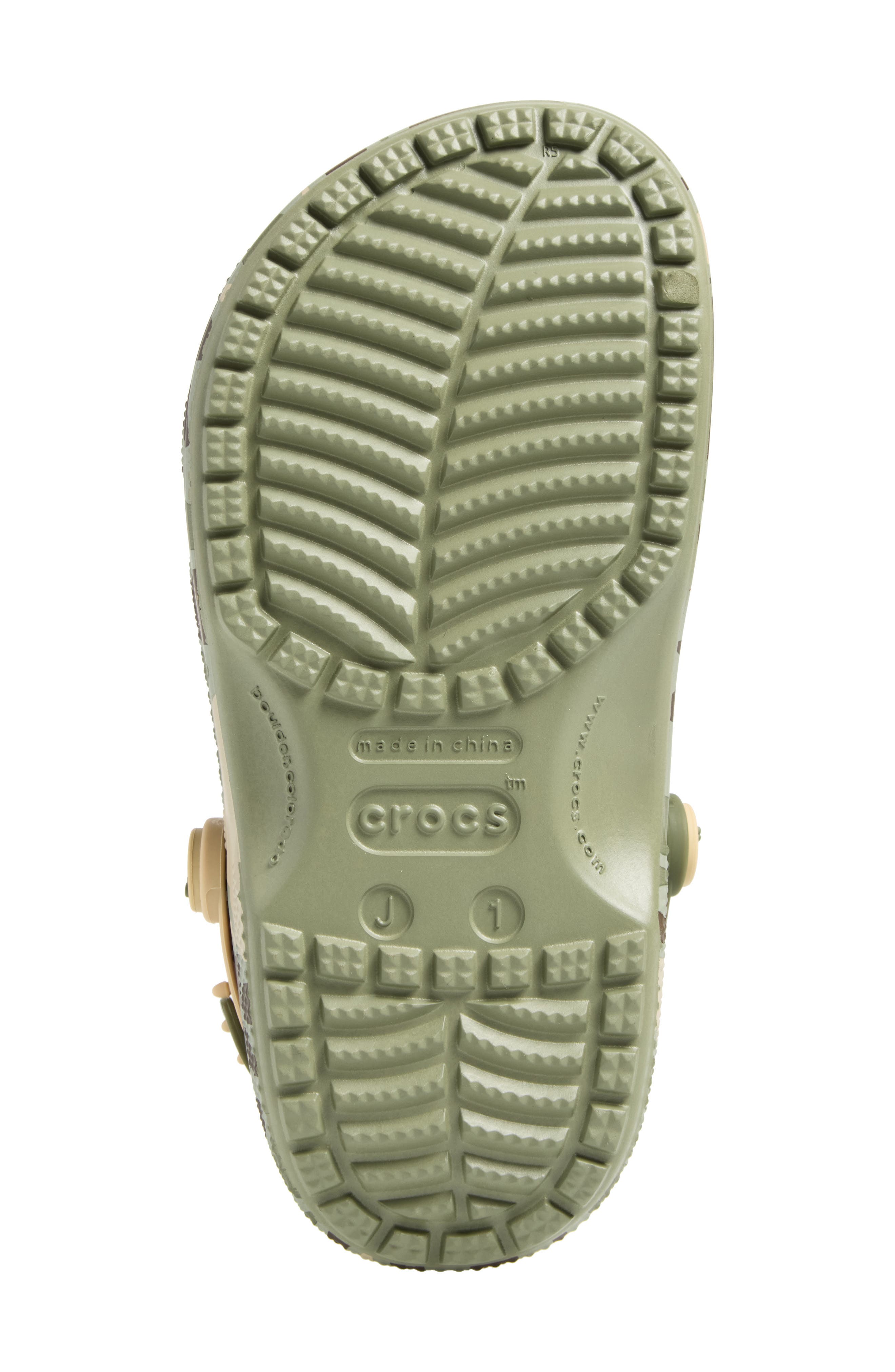 Kids' Classic Snap Back Strap Clog, Alternate, color, CARGO/ MULTI