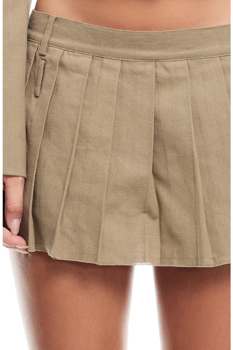 Endless Pleated Skort, Alternate, color, SAGE