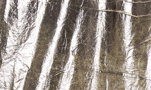 Rick Owens Drkshdw Jumbo Peter Flight Metallic Jacket In Silver