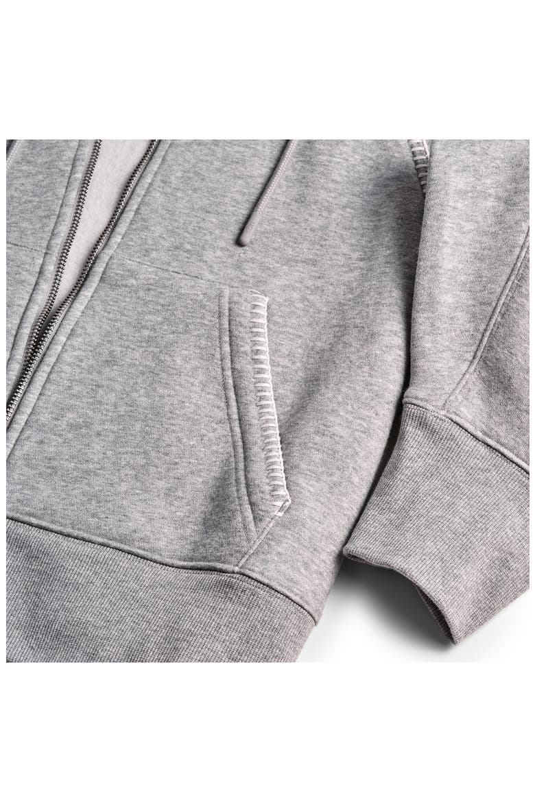 Classic Full Zip Hoodie, Alternate, color, GREY HEATHER