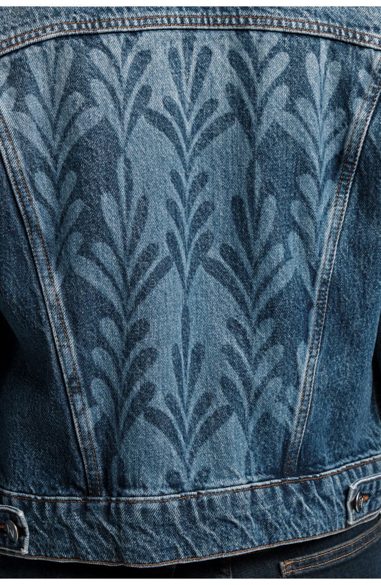 Frances Valentine Taylor Jean Jacket, Alternate, color, Denim