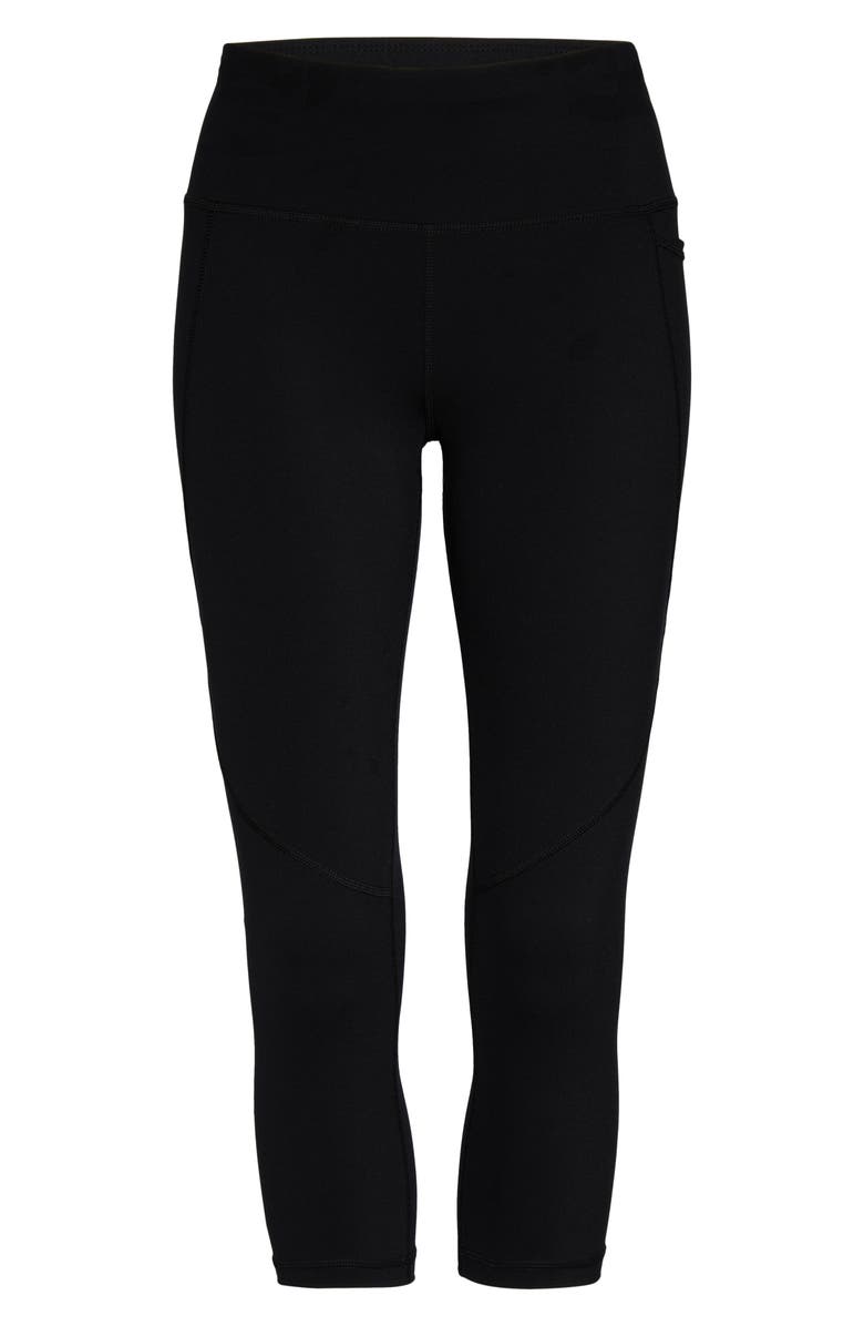 Sweaty Betty Power Workout Crop Pocket Leggings, Alternate, color, Black