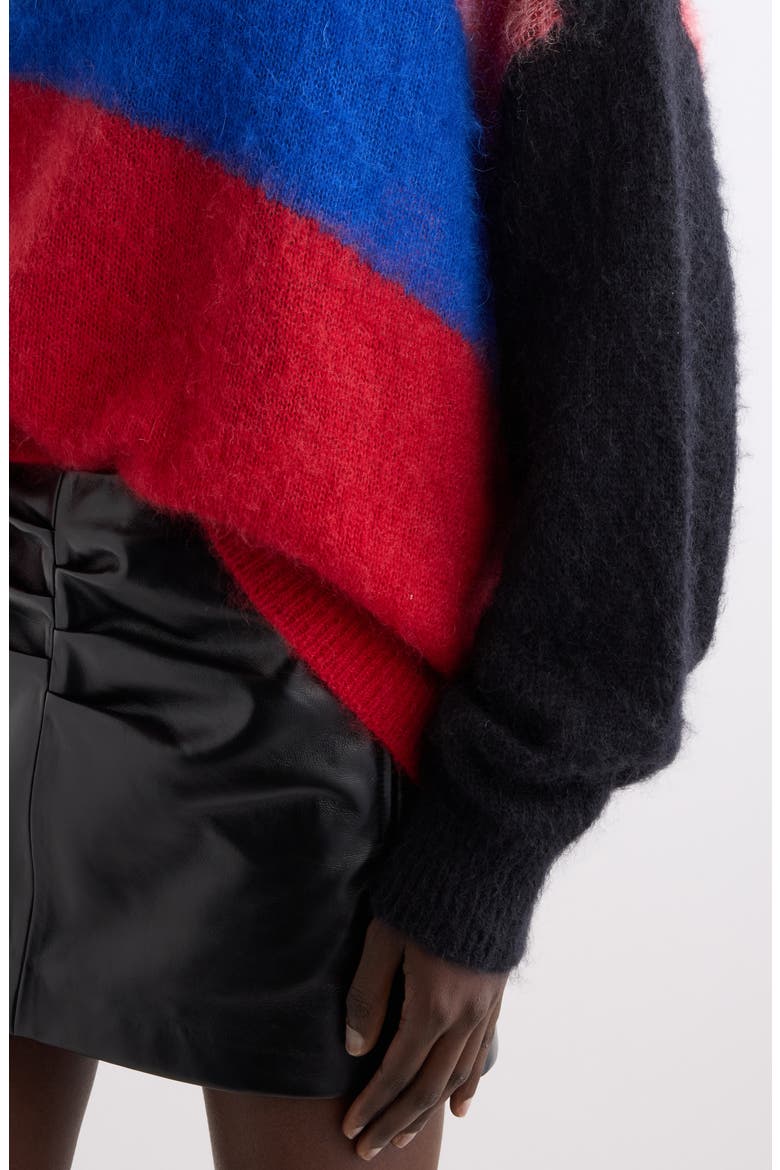 Leoncia Geometric Mohair Blend Sweater, Alternate, color, MULTICOLOR