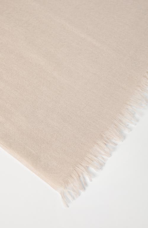 Brunello Cucinelli Cashmere And Silk Scarf In Neutral