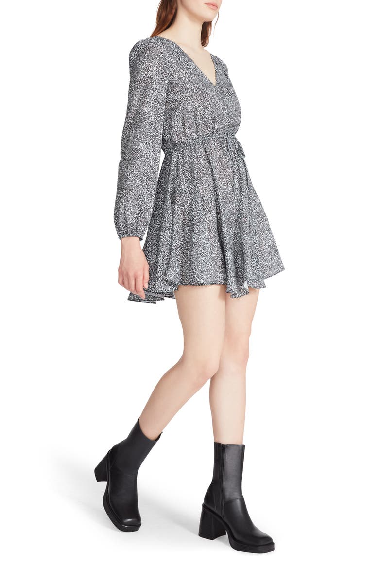 Kara Long Sleeve A-Line Dress, Alternate, color, MULTI