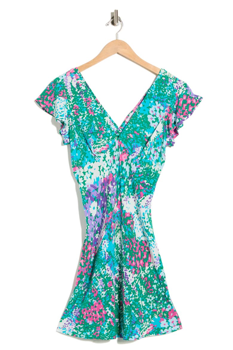 Gigi Babydoll Dress, Alternate, color, GARDENIA FLORAL